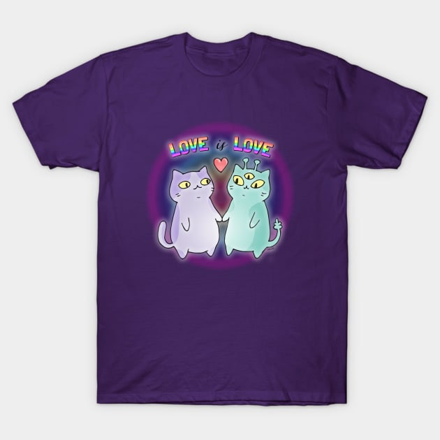 Love is Love T-Shirt by LaGataLola